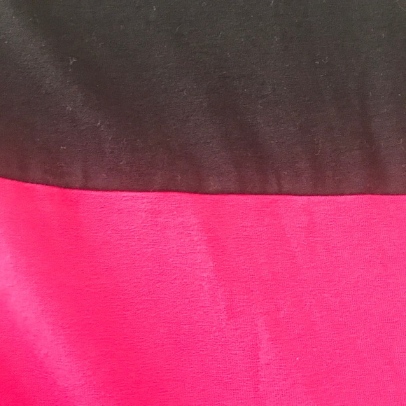 H & M color block dress black pink and orange - Picture 4 of 5